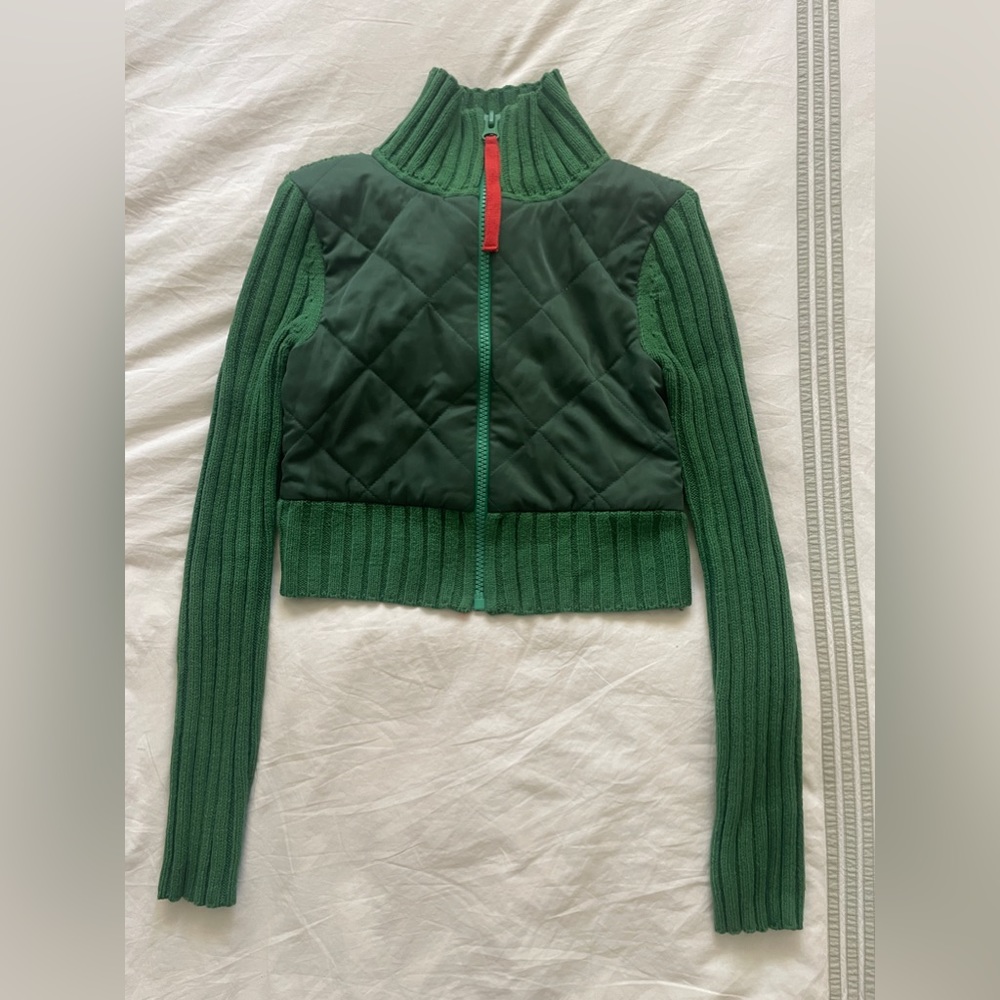 BDG Quilted Zip-Up Sweater - Picture 6 of 7